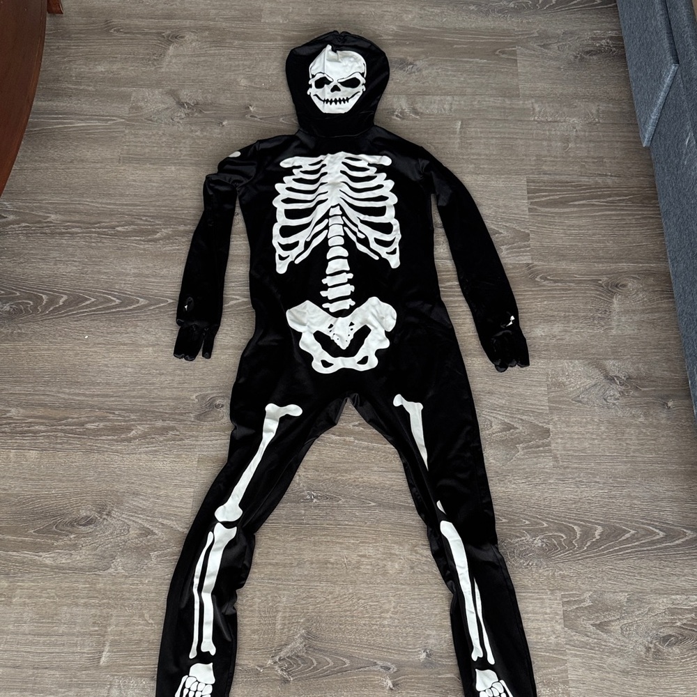 Skeleton Costume - Black and White